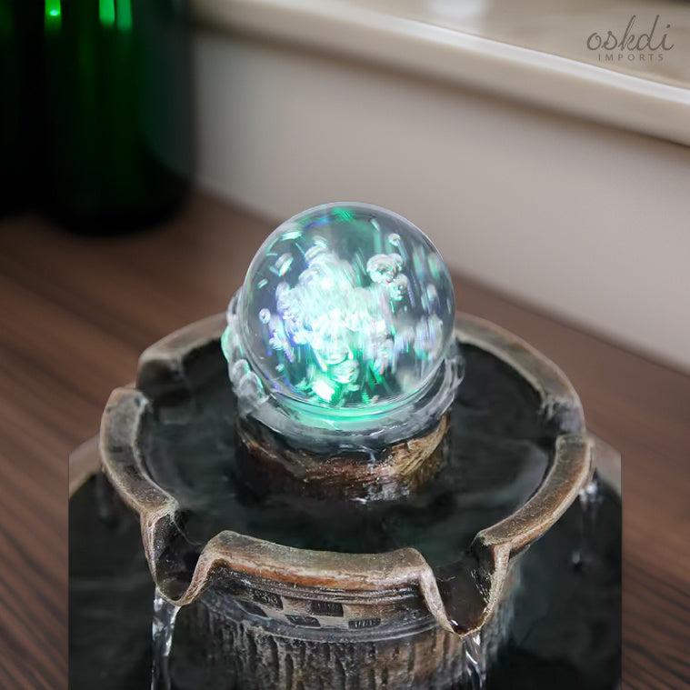 Orb Tabletop Waterfall